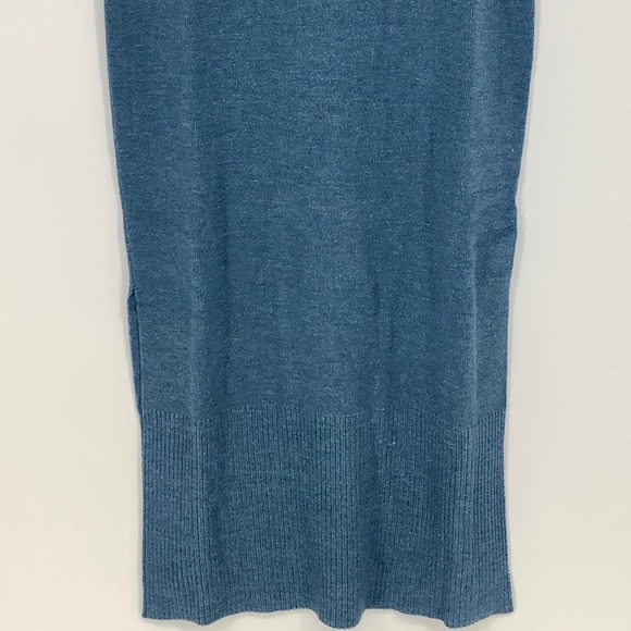 NEW! NAADAM Size Small Merino Silk Slip Lightweight Dress Blue $275 msrp J6-10 - Picture 6 of 12